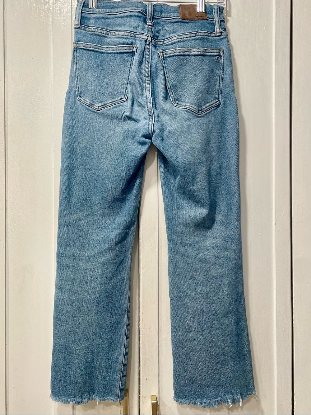 Madewell Cali Demi-Boot Ankle Jeans Frayed Hem Size 27
